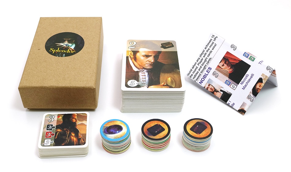 Splendor Card Game  (English / Spanish Version)
