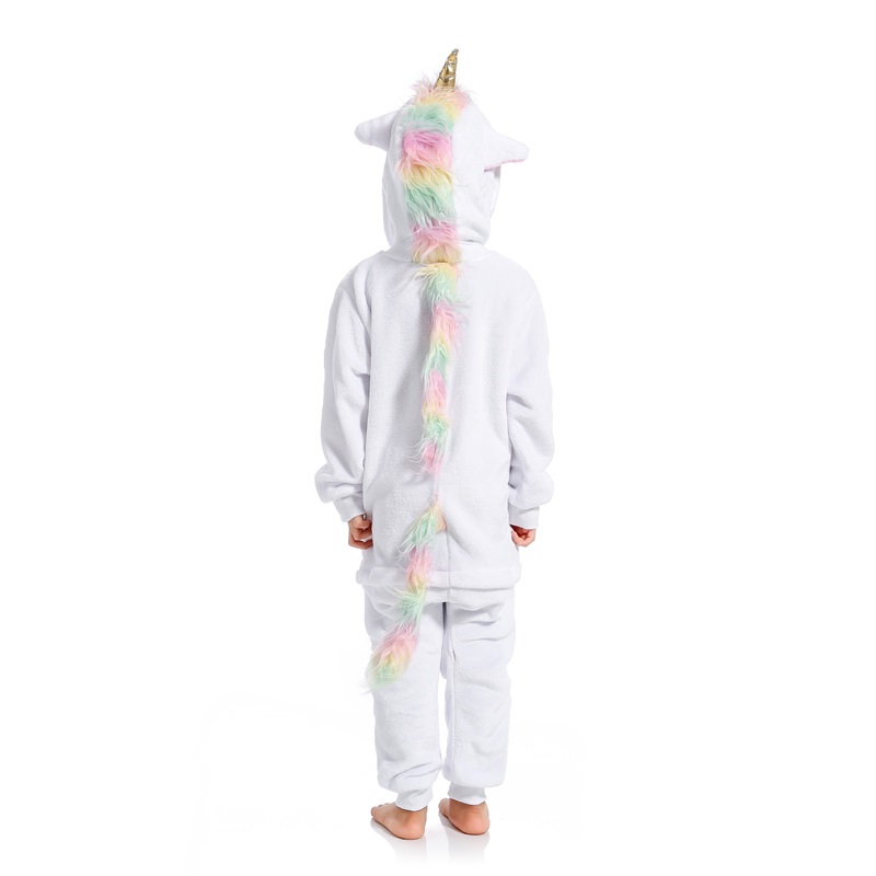 Kigurumi Onesie Kids Unicorn Pajamas For Children Animal Cartoon Blanket Sleepers Baby Costume Winter Boy Girl Licorne Jumspuit