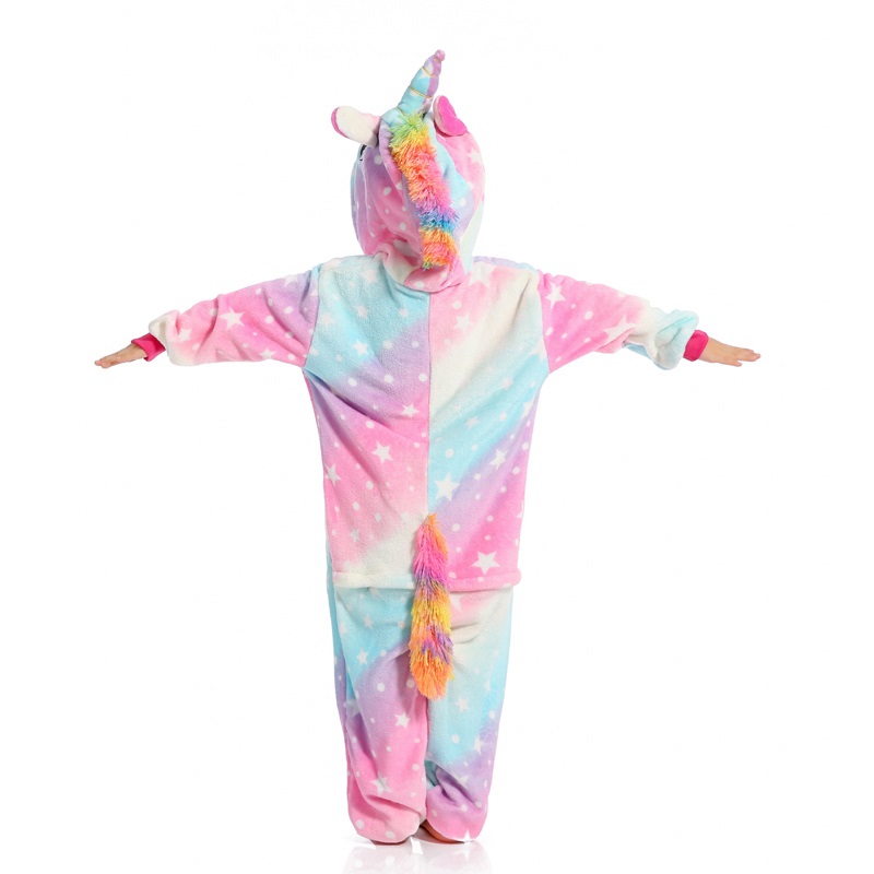 Kigurumi Onesie Kids Unicorn Pajamas For Children Animal Cartoon Blanket Sleepers Baby Costume Winter Boy Girl Licorne Jumspuit