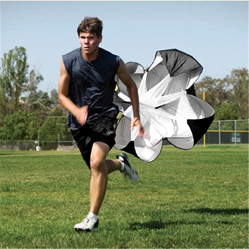 Football drag umbrella Speed Training Running Drag Strength Fitness Equipment Track Field Power Speed Chute resistance Parachute