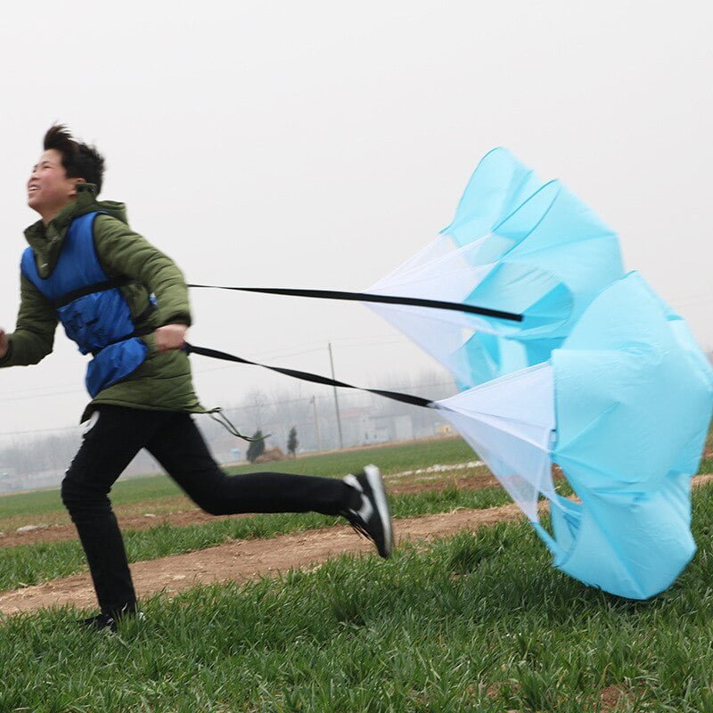 Football drag umbrella Speed Training Running Drag Strength Fitness Equipment Track Field Power Speed Chute resistance Parachute