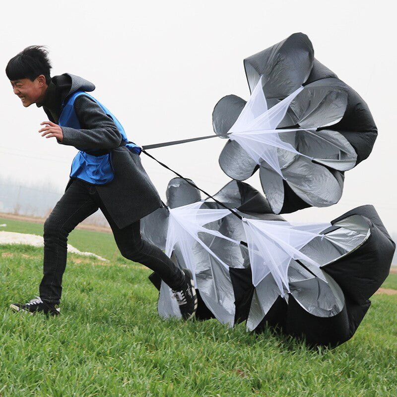 Football drag umbrella Speed Training Running Drag Strength Fitness Equipment Track Field Power Speed Chute resistance Parachute